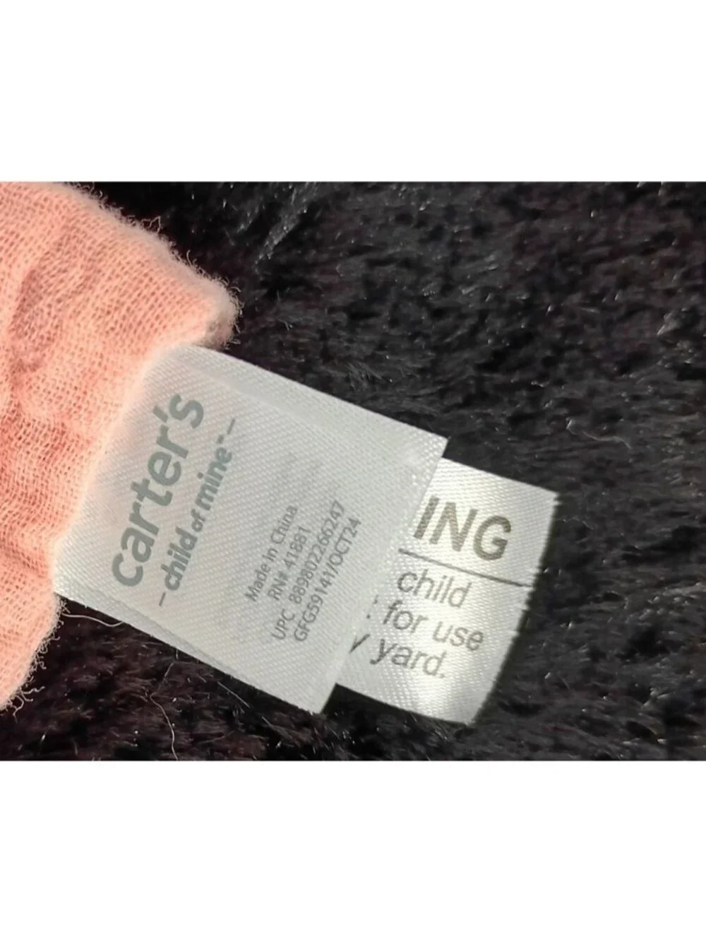 Carters Child Of Mine Pink Bunny Security Blanket Lovey 10